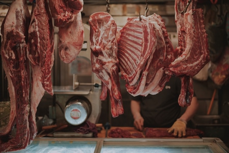 北京-扫街-城市-肉-猪肉 图片素材