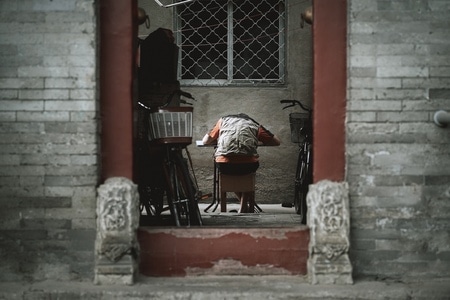 北京-城市-扫街-男人-男性 图片素材