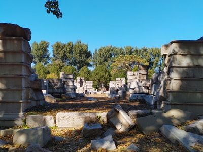 风光-旅行-手机摄影-圆明园-圆明园遗址 图片素材