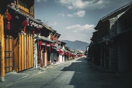 撤封不撤防-不平凡的2020-滇西风物-启动一级响应大理老百姓的生活-你好2020 图片素材