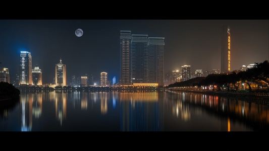 风光-厦门-夜景-城市-建筑 图片素材