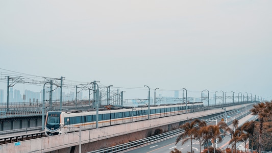 交通-地铁-厦门-风光-列车 图片素材