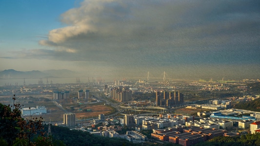 风光-多云-天气-城市-厦门 图片素材