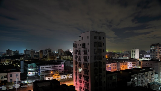 城市-夜景-东莞-城市-夜景 图片素材