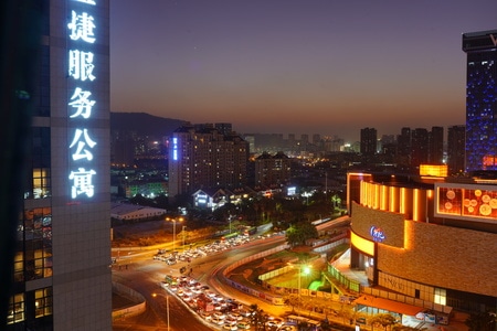 厦门-夜景-都市-城市-城市风光 图片素材