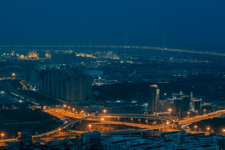 厦门-城市-夜景-70周年城市-70周年摄影大赛 图片素材