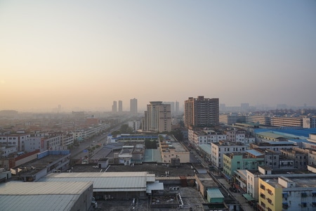 城市-早晨-城市-高埗-城市风光 图片素材