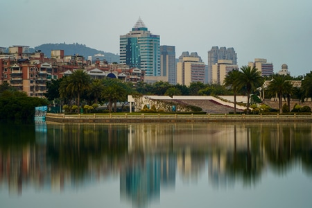 风光-厦门-复工-风景-湖 图片素材