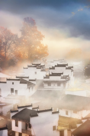 建筑-大自然-风景-宁静-城镇 图片素材