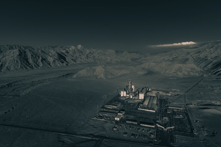 航拍-风景-建筑-山-戈壁滩 图片素材