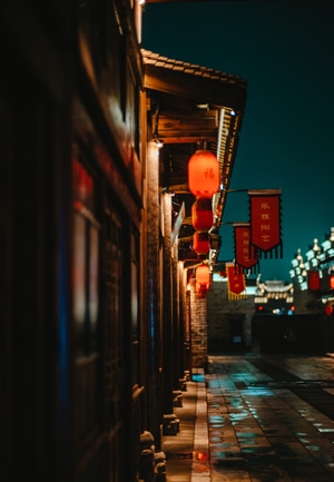 湖南-家乡-醴陵-夜景-风光带 图片素材