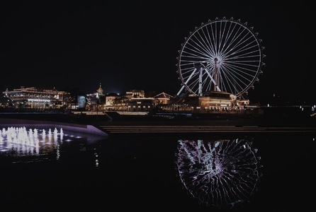 旅拍-顺德华侨城-佛山市-顺德华侨城-夜景 图片素材