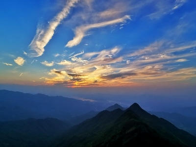 风光-惠州市-粤东第一峰-旅行-惠东莲花山 图片素材