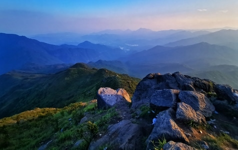 风光-惠州市-粤东第一峰-旅行-惠东莲花山 图片素材