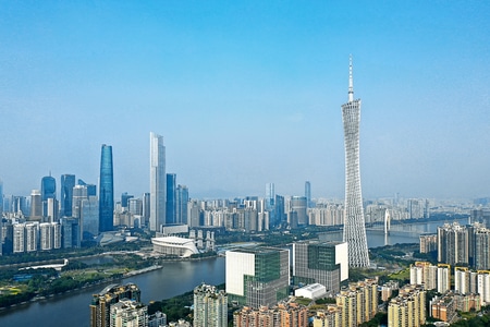 风光-城市风光-城市-广州-江景 图片素材