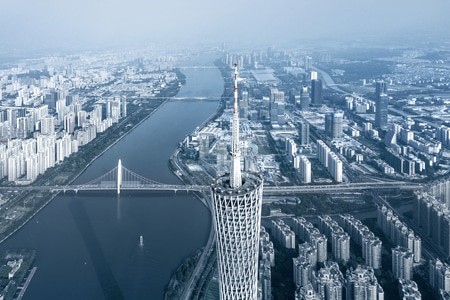 风光-城市风光-城市-广州-江景 图片素材