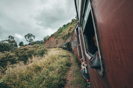 旅行-斯里兰卡-东南亚-丛林火车-纪实 图片素材
