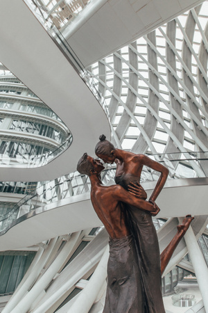雕塑-展览-凤凰国际传媒中心-北京-纪实 图片素材