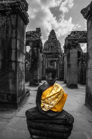 柬埔寨-吴哥-高棉的微笑-旅行-建筑 图片素材