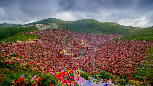 旅行-自驾-色达-风景-风光 图片素材