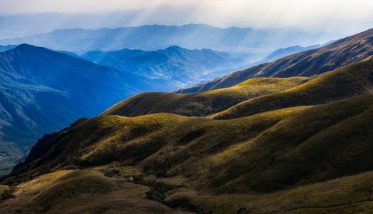 风光-阳光-山-武功山-光线 图片素材