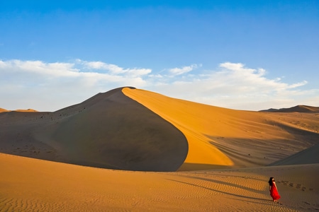 风光-旅行-大西北-沙漠-鸣沙山 图片素材