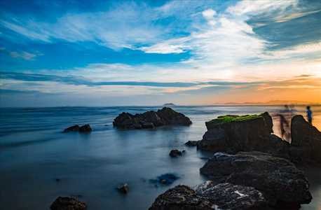 风光-大海-晚霞-霞浦-光影 图片素材