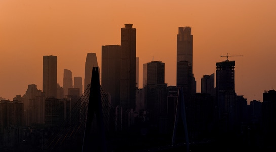 你好秋天-重庆-城市风光-城市夜景-看你的城市 图片素材