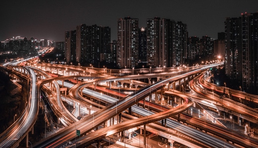 夜色-风光照-风光-你好2020-夜景 图片素材