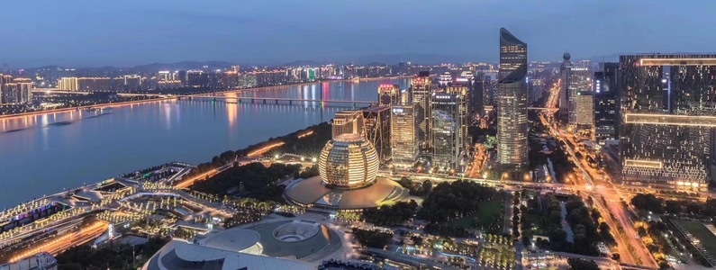 航拍-城市-旅行-建筑-西湖 图片素材