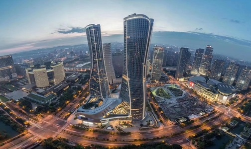 航拍-城市-旅行-建筑-西湖 图片素材