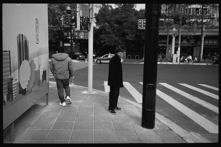 nomo-街头-手机摄影-黑白-街头 图片素材