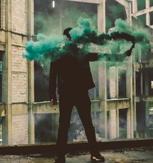 拍摄-创意-男性-男人-烟雾 图片素材