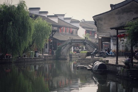 东浦古镇-幽静的小镇-风景-古镇-房屋 图片素材