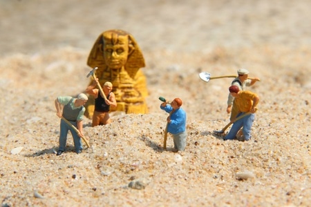 埃及-劳动者-玩具-劳动者-模型 图片素材