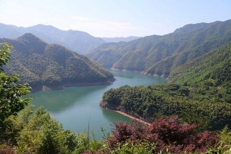 茅镬古村-山水江南-风景-山-山峰 图片素材