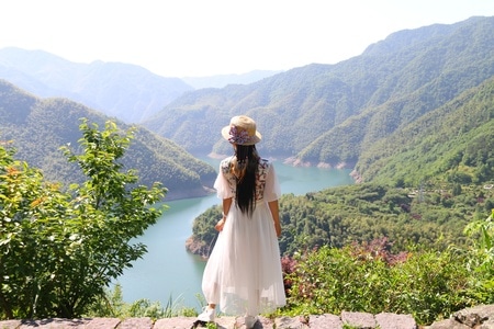 茅镬古村-山水江南-风景-山-山峰 图片素材