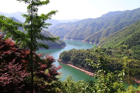 茅镬古村-山水江南-风景-山-山峰 图片素材
