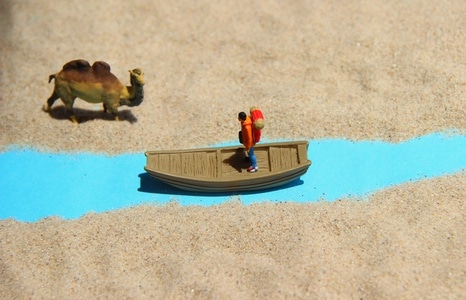 摆渡-游泳-模型-舟-骆驼 图片素材