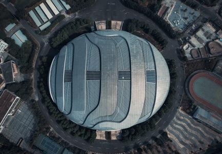 城市-构图-航拍视觉-城市-建筑 图片素材