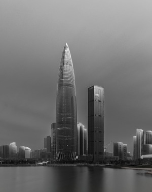 极简-黑白-明度-建筑-城市 图片素材