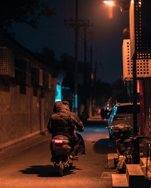 夜景-北京-街道-城市-人文 图片素材