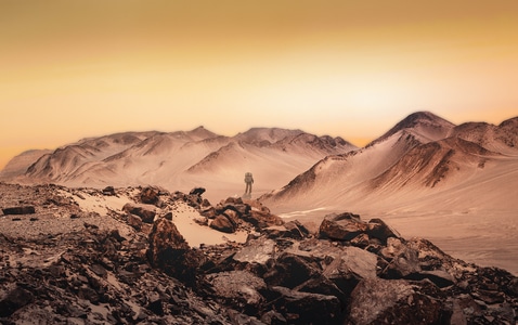 创意-合成-火星-探索-色彩 图片素材