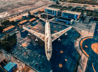 旅行-飞机-遗迹-上海-魔都 图片素材