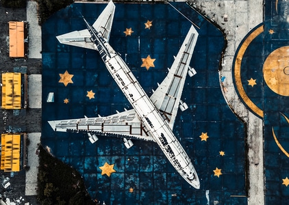 旅行-飞机-遗迹-上海-魔都 图片素材
