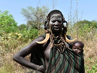 人文-非洲-埃塞俄比亚-旅行-美女 图片素材