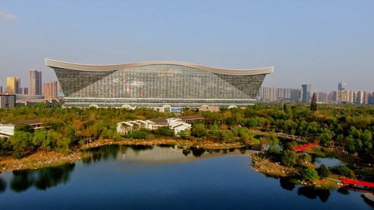 风光-风景-环球中心-城市-建筑 图片素材