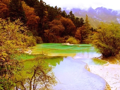 风景-风光-光影-九寨-黄龙风景 图片素材