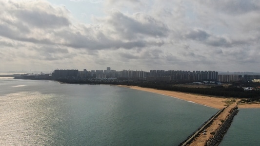 光影-风光-航拍-旅拍-城市天际线 图片素材
