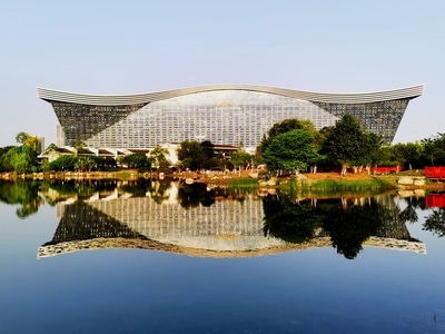 风光-光影-城市天际线-成都-风景 图片素材